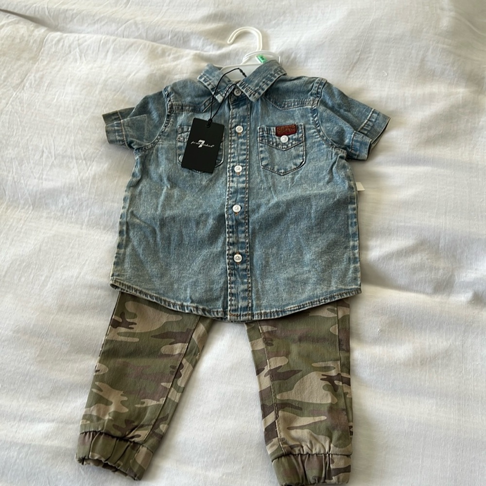 Seven for all Mankind toddler outfit. 18 month